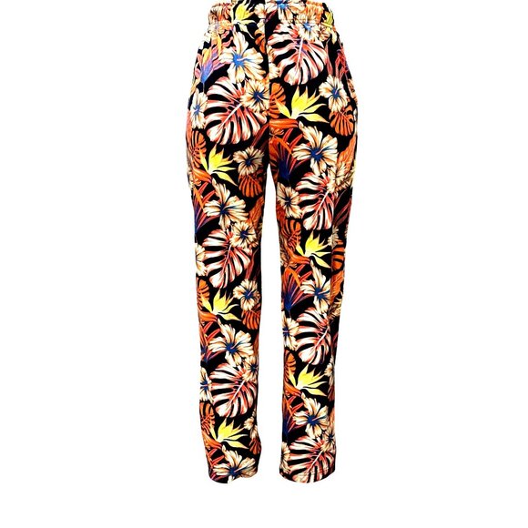 No Boundaries Mens Floral Print Drawstring Lounge Wear Size Small All Polyester - Picture 3 of 11